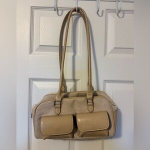 Beige Shoulder Bag